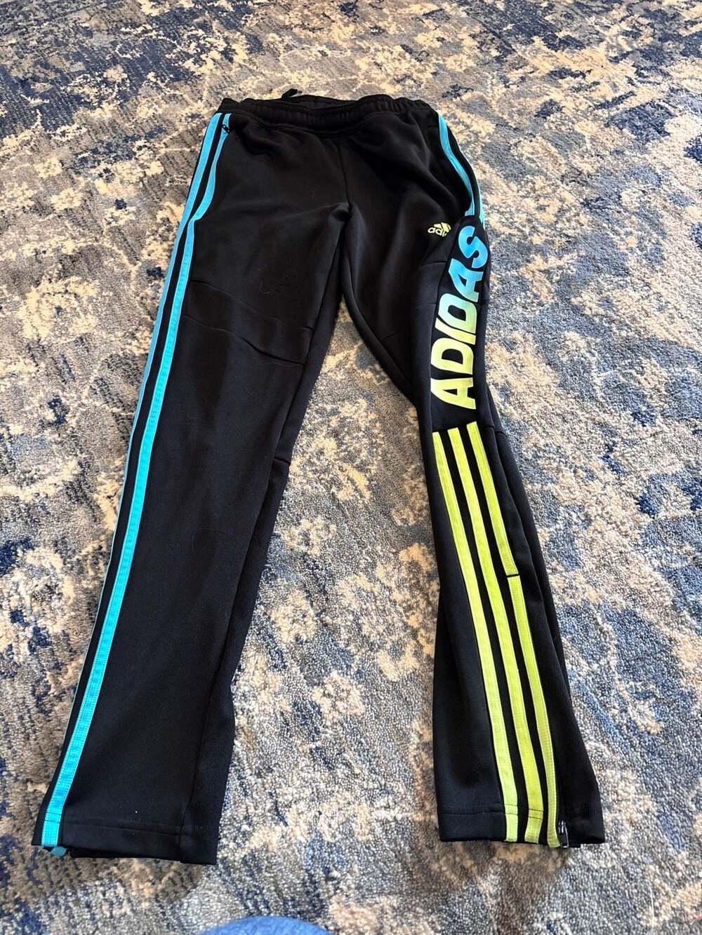 Adidas Tiro19 Training Pants Size M Black Blue